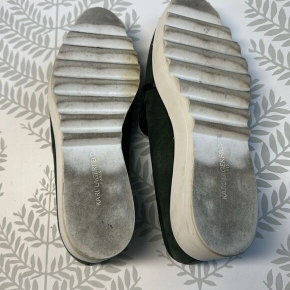 KARL LAGERFELD Paris Women’s KATIE sneaker platform Shoes - 9.5 - Picture 4 of 5